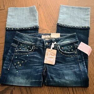 Candies Jeans Embellished Capris